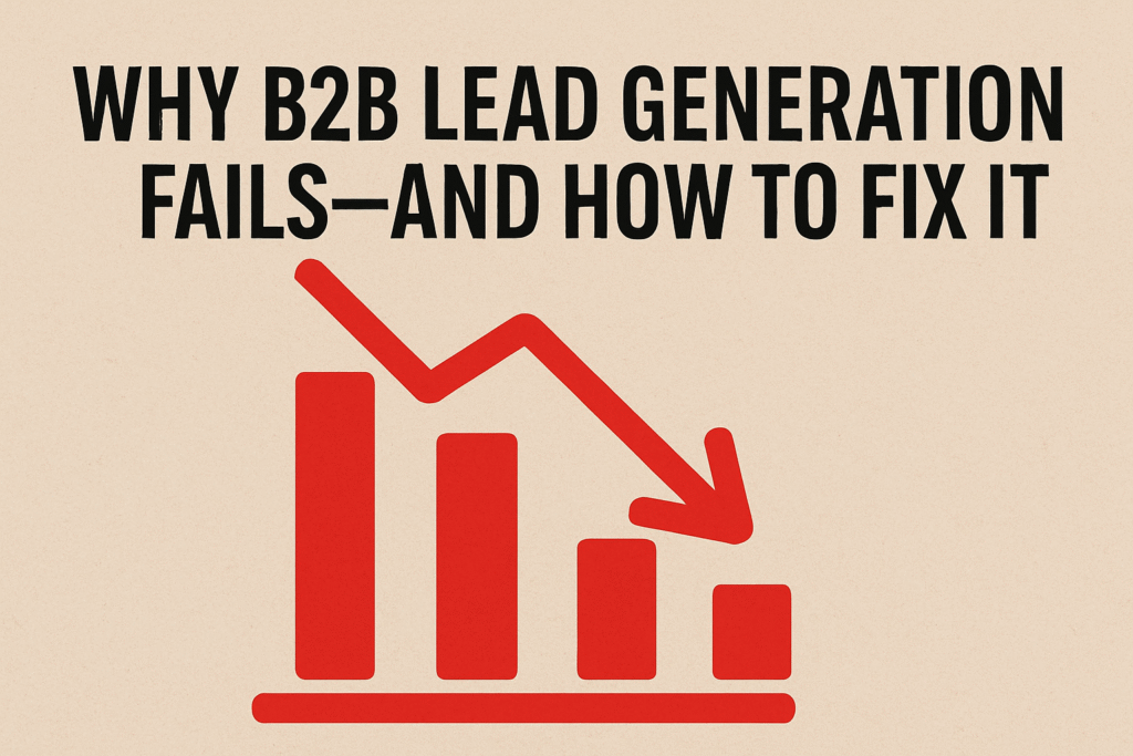 Why B2B Lead Generation Fails—and How to Fix It